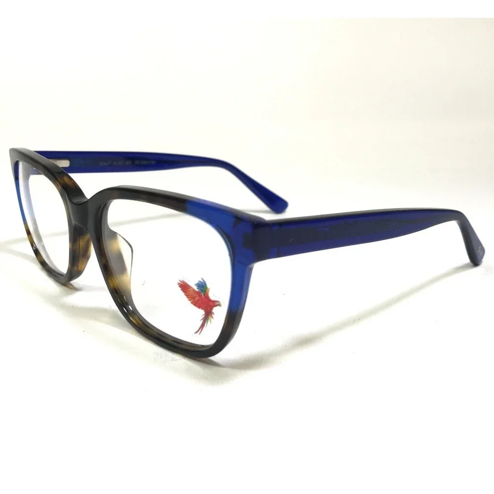 Maui Jim Eyeglasses Frames MJ2402-68PF Tortoise Blue Cat Eye Full Rim 52-18-140